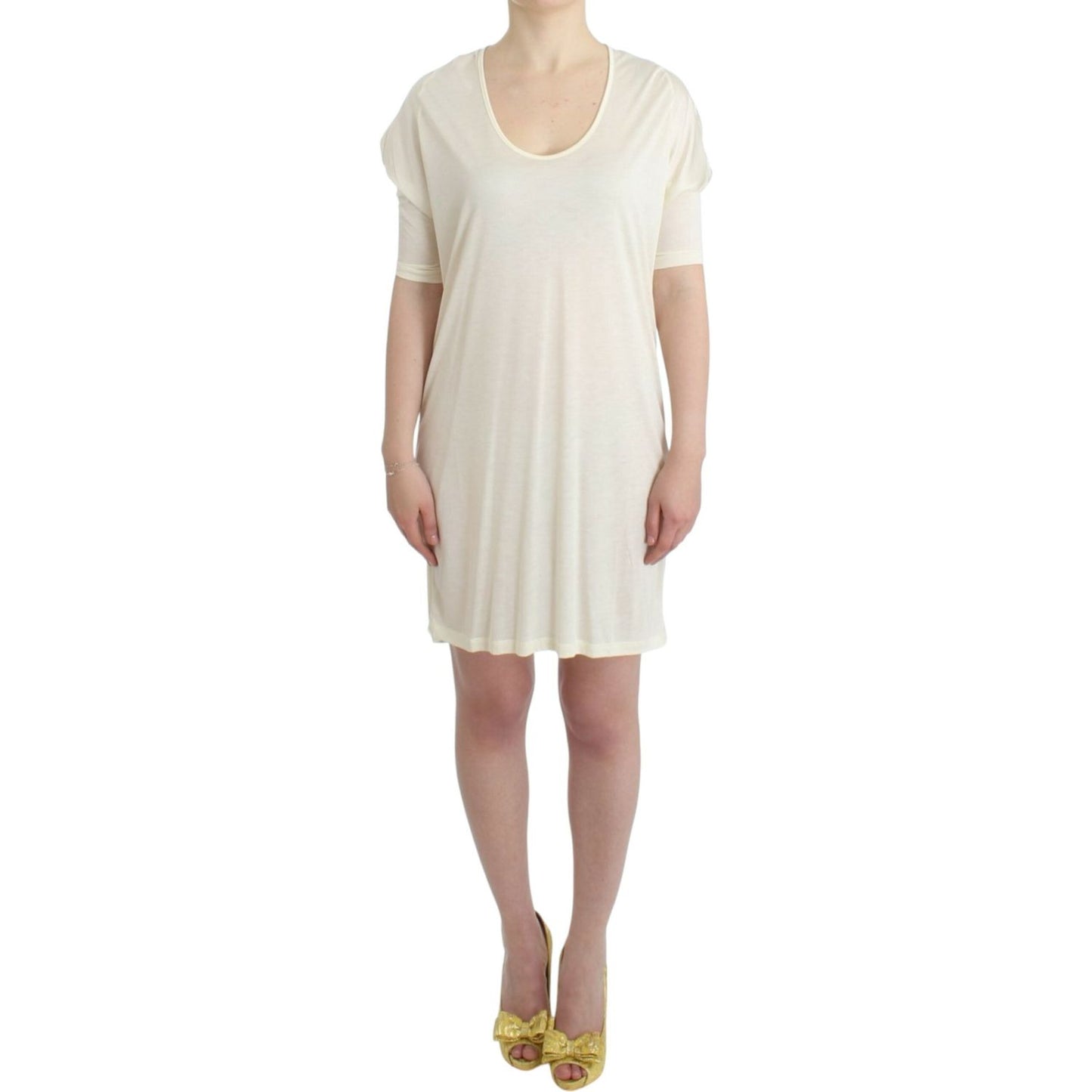 Costume National White modal tube dress SIG11649-2