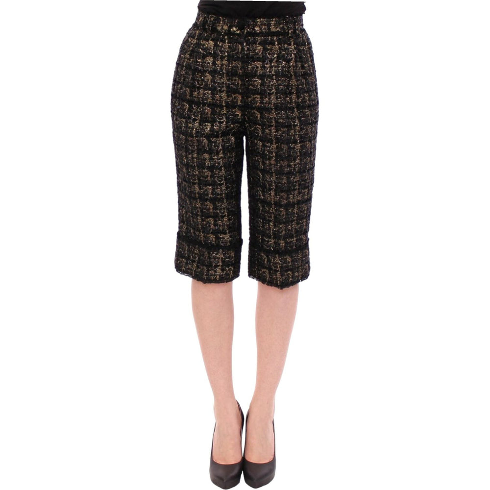 Dolce & Gabbana Black fabric shorts pants