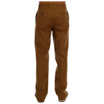 Dolce & Gabbana Brown Stretch Cotton Pants PAN60763-8