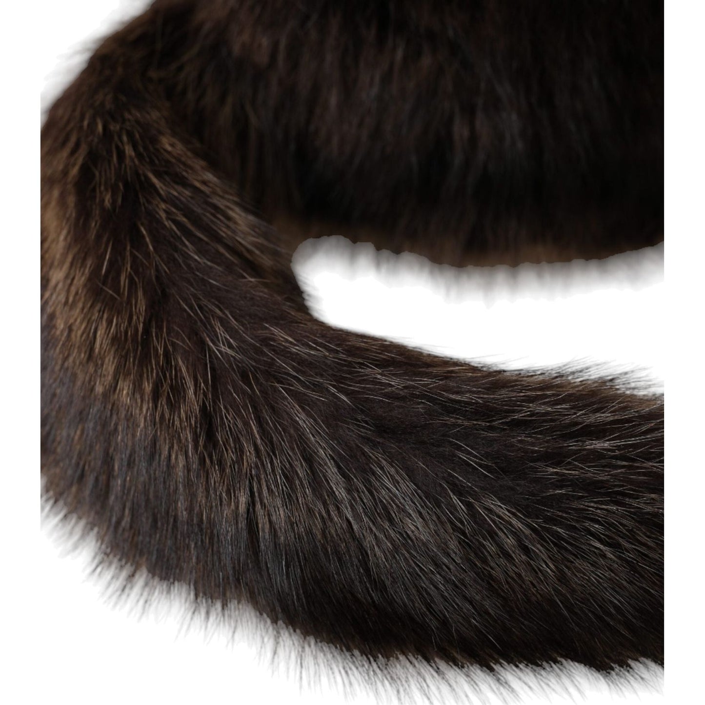 Dolce & Gabbana Women Brown Raccoon Fur Bucket Hat HAT9581-57