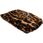 Dolce & Gabbana Brown Leopard Fur Women Bucket Hat HAT9555-58