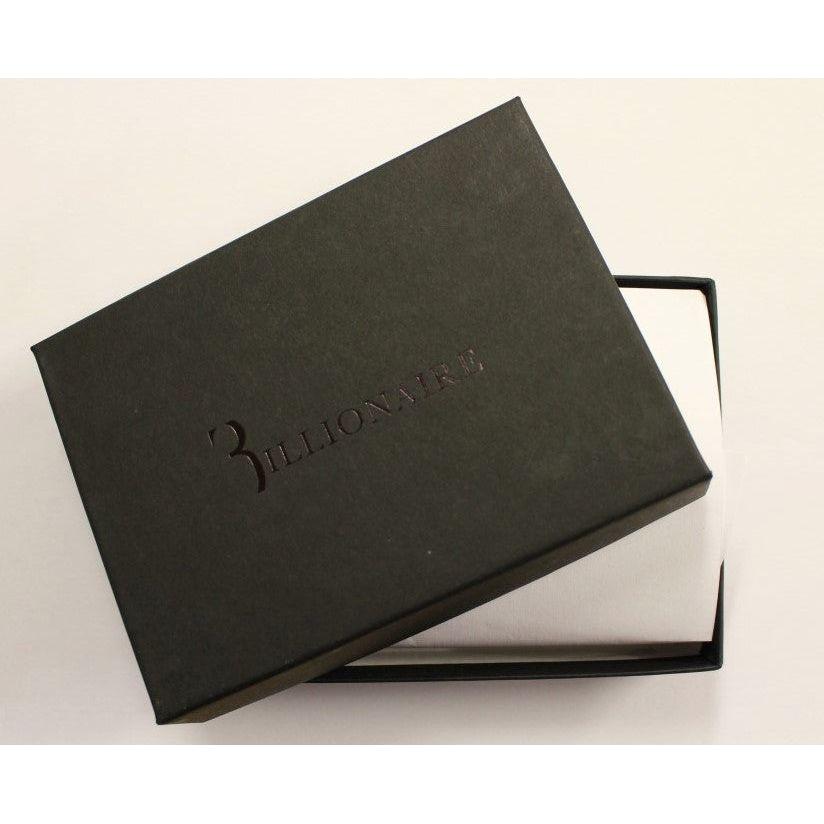 Billionaire Italian Couture Brown Leather Cardholder Wallet VAS1449