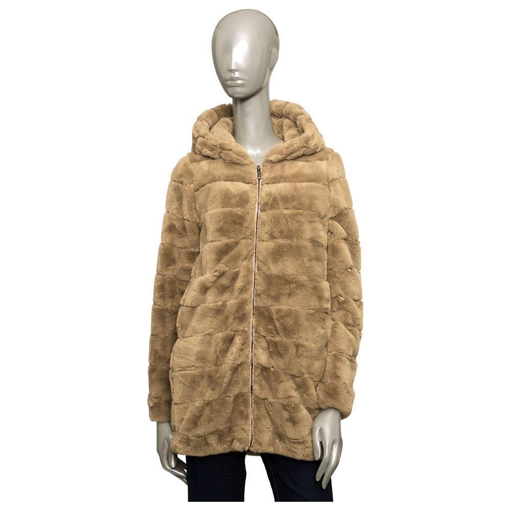 Baldinini Trend Beige Polyester Women Jacket BA-24581-S