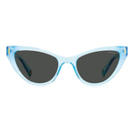 Polaroid Blue Plastic Sunglasses POPLD6174SMVUM9AC