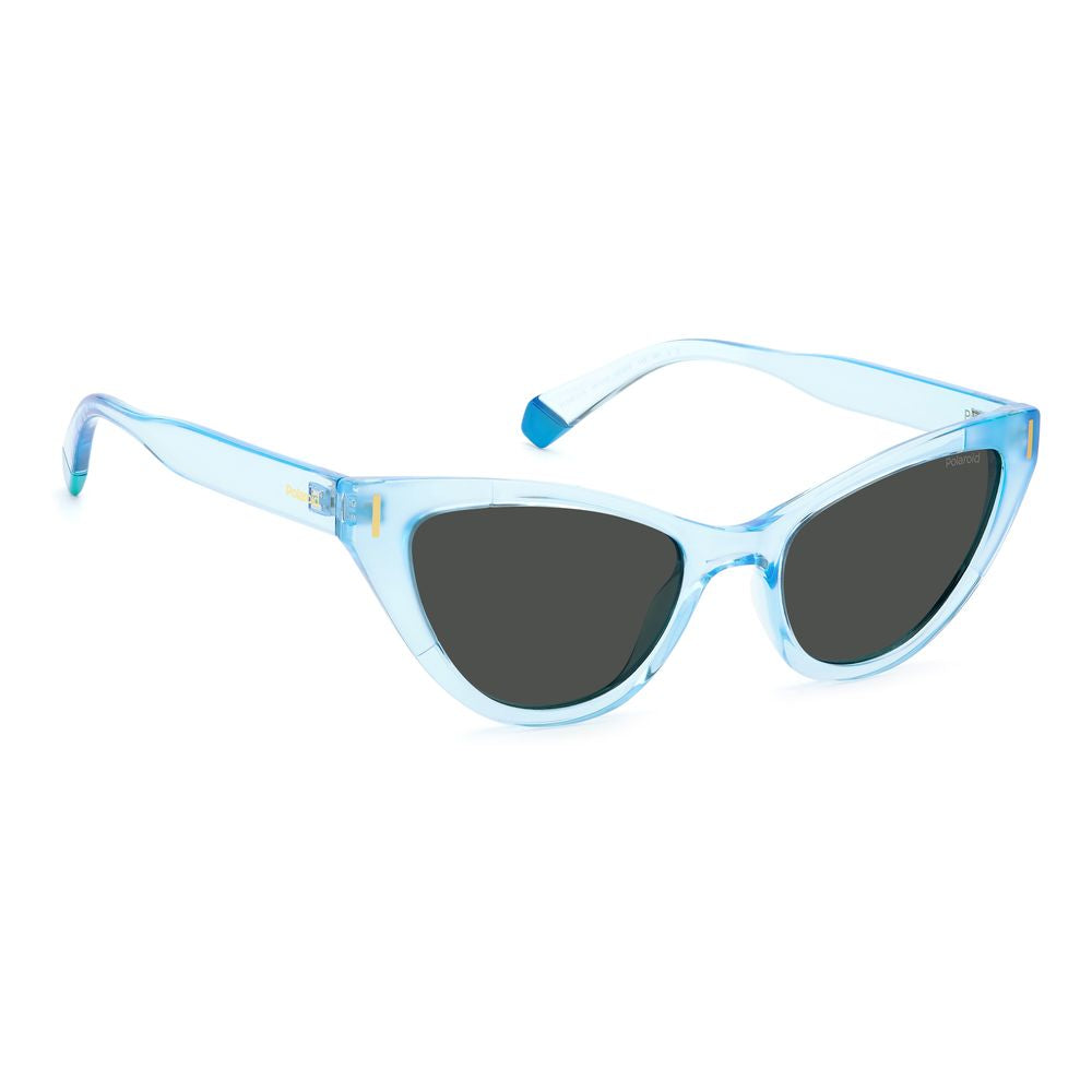 Polaroid Blue Plastic Sunglasses POPLD6174SMVUM9AC