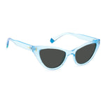 Polaroid Blue Plastic Sunglasses POPLD6174SMVUM9AC