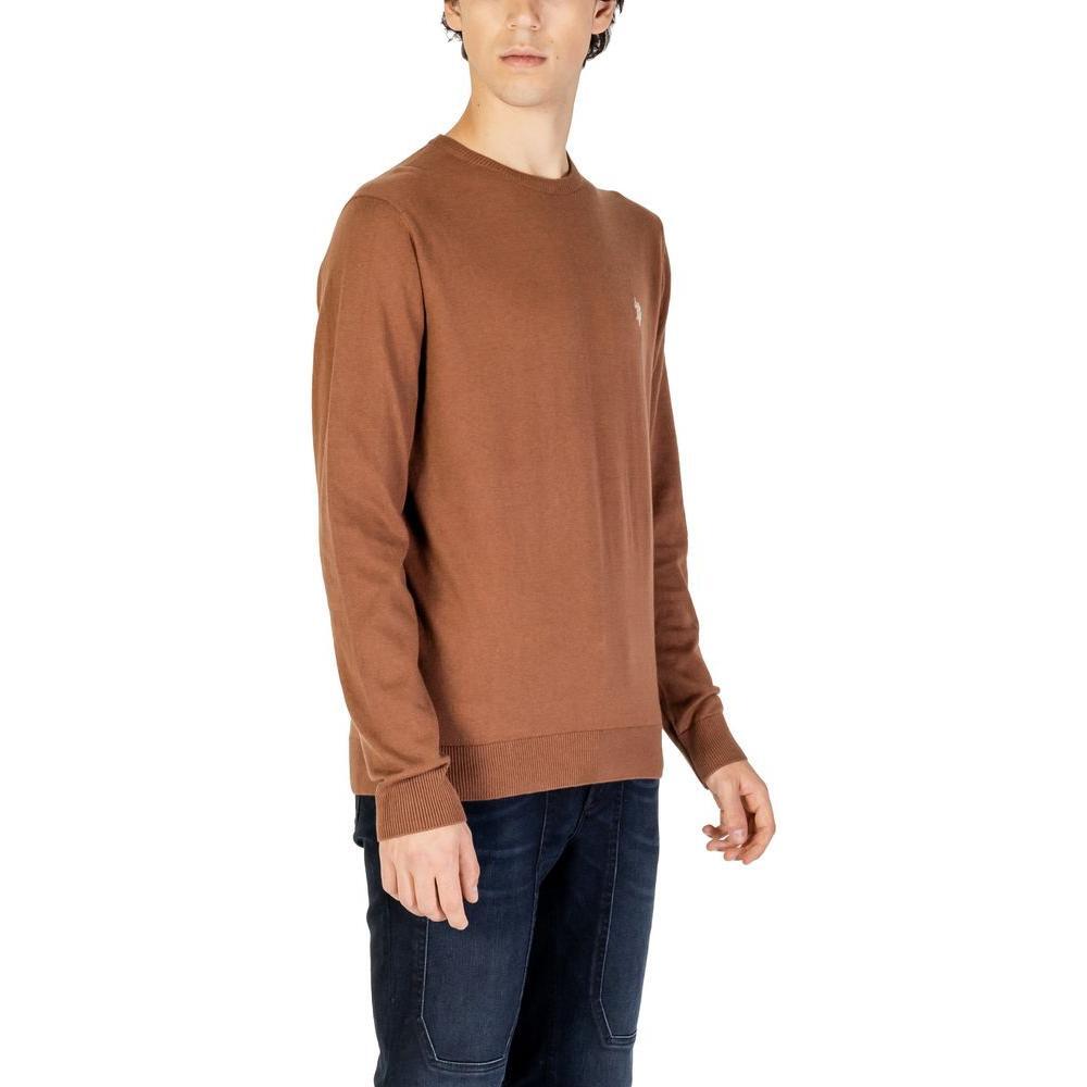 U.S. POLO ASSN. Beige Cotton Sweater US-15717300309-IT46 | M