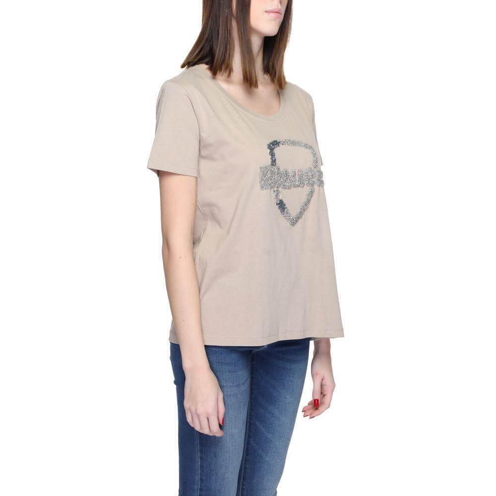 Blauer Beige Cotton T-Shirt BL-13445400309-IT42|M