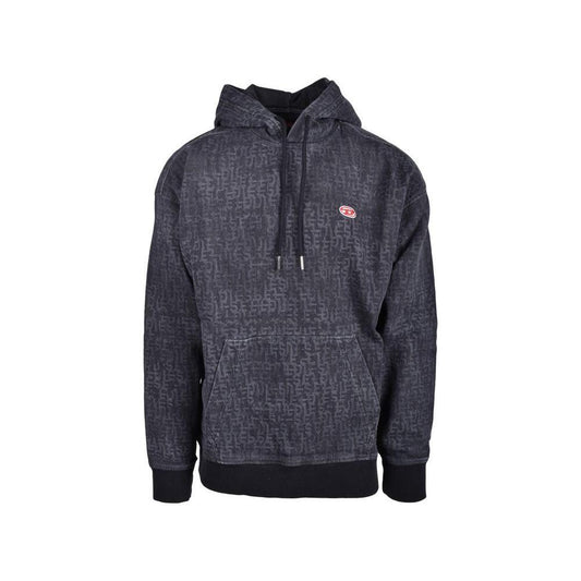 Diesel Gray Cotton Hoody