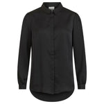 Vila Clothes Black Polyester Blouse