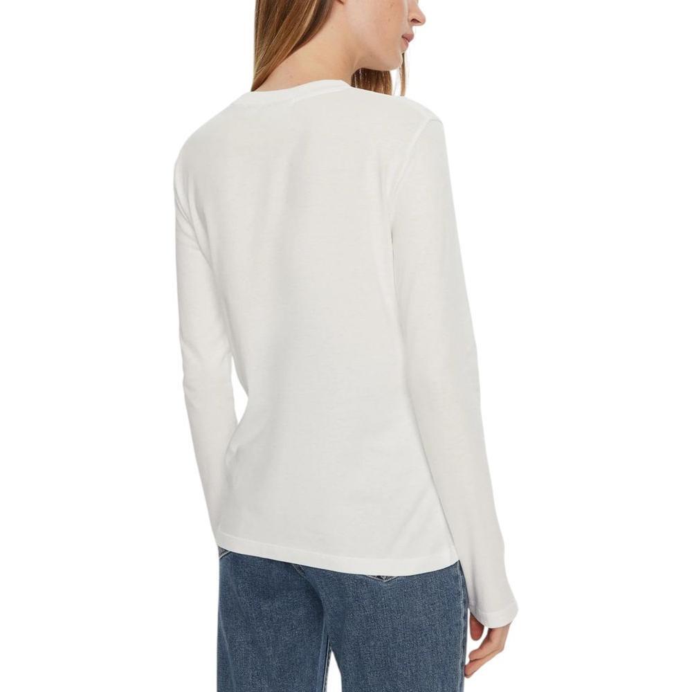 Calvin Klein Jeans White Cotton T-Shirt CA-16503900008-IT44|L