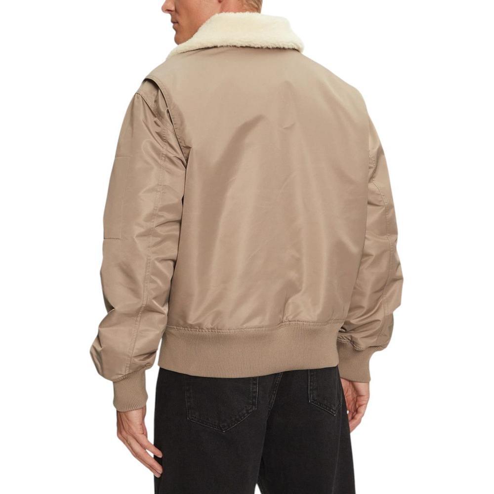Calvin Klein Jeans Beige Recycled Polyamide Jackets & Coat CA-16508600127-IT52 | XL