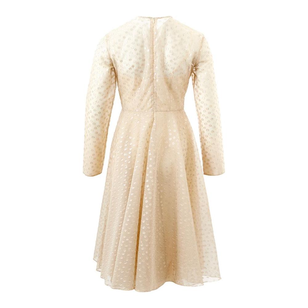Lardini Beige Cotton Elegance Dress LA-1169672-IT40|S