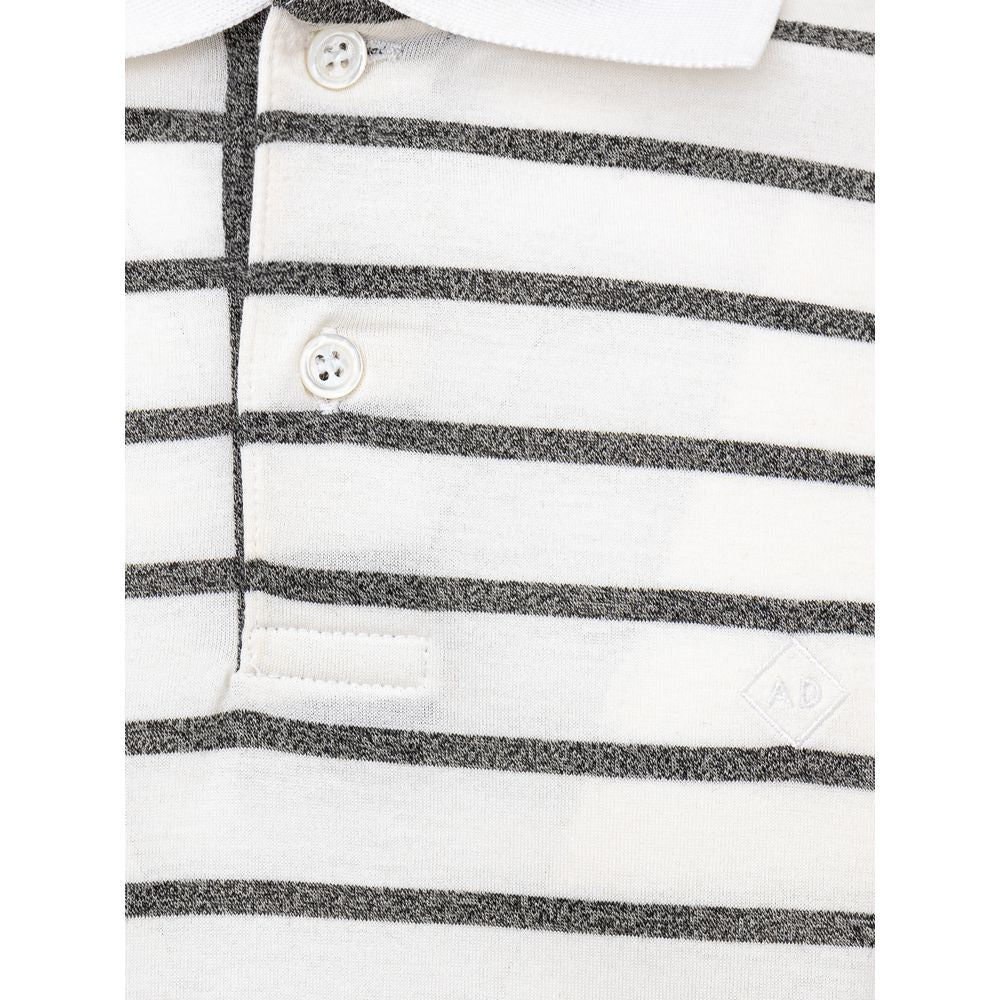 Dunhill White Cotton Polo Shirt DU-9056666-M