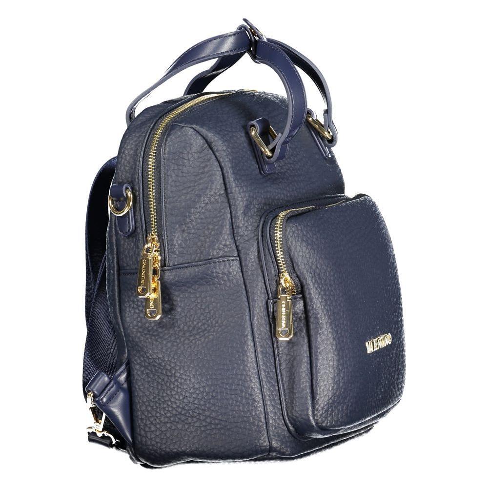 Mario Valentino Blue Polyethylene Women Backpack VA-33507