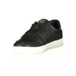 Tommy Hilfiger Black Leather Men Sneaker TO-36744-EU40/US7