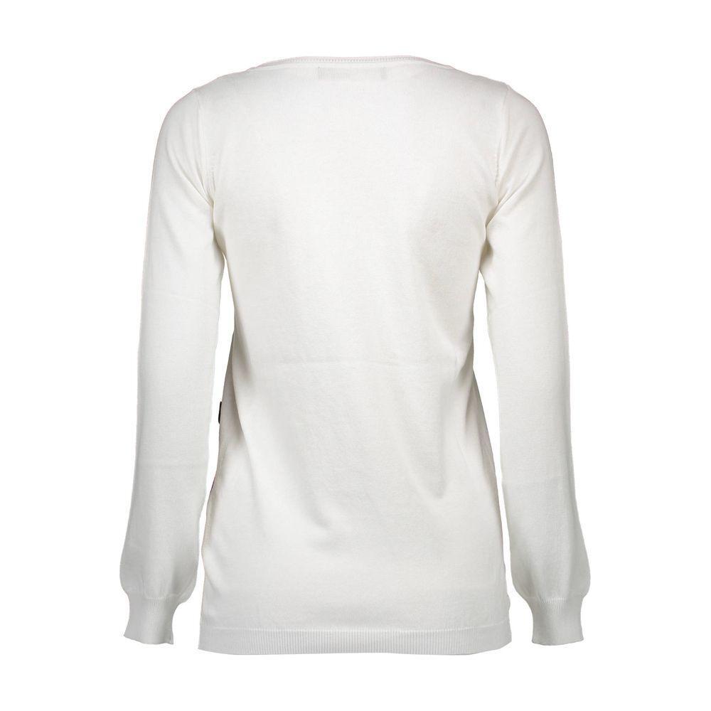 Love Moschino White Other Fibres Women Sweater LO-3786-40