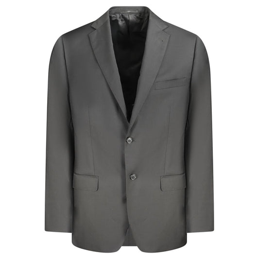 Valentino Black Wool Men Jacket