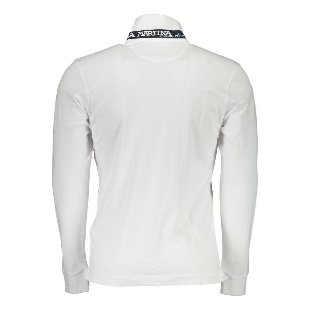 La Martina Elegant Slim Fit Polo with Embroidery Details LA-27614-L