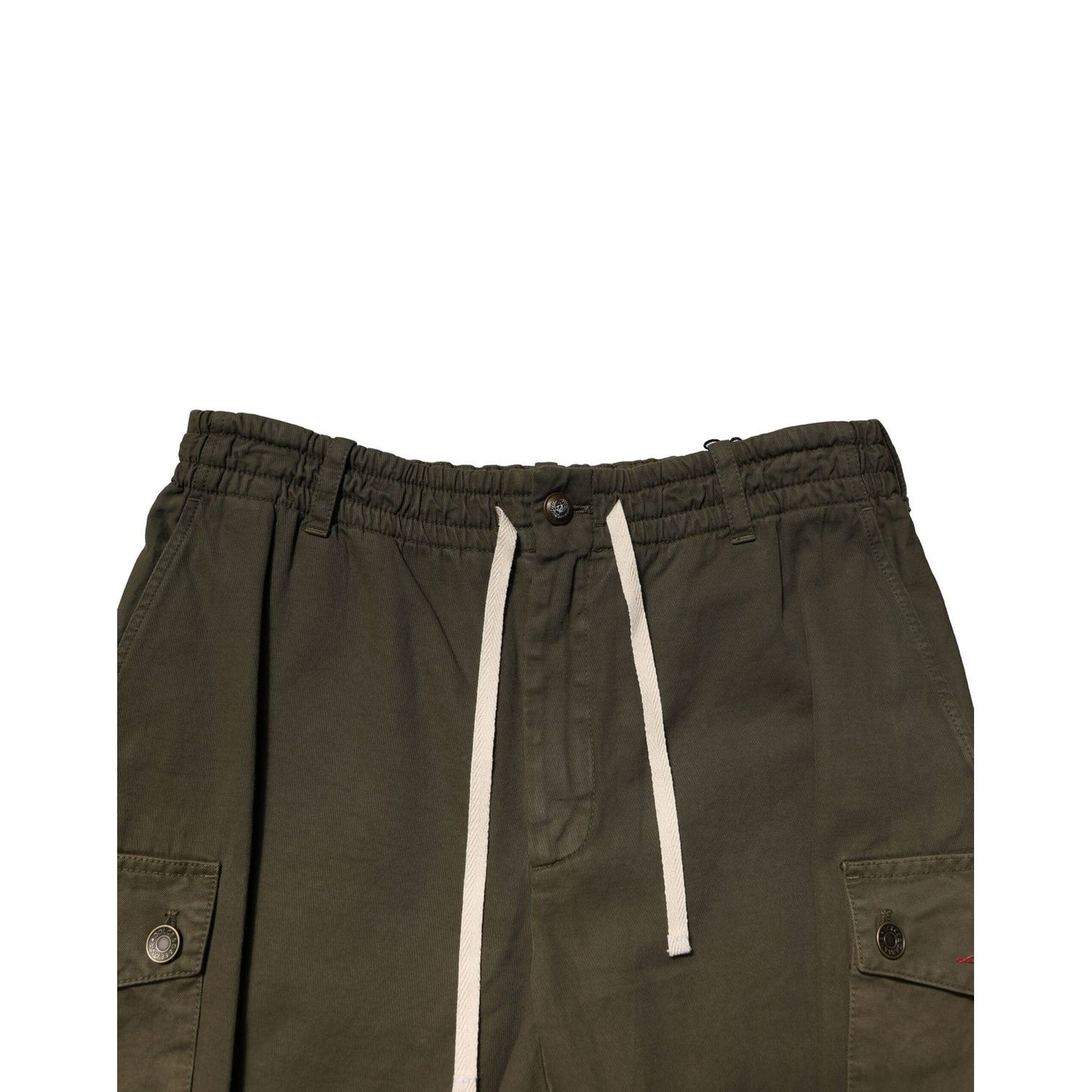 Dolce & Gabbana Brown Cotton Cargo Drawstring Pants