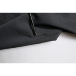 Dolce & Gabbana Black Wool Dress Slim Formal Pants PAN76480-48