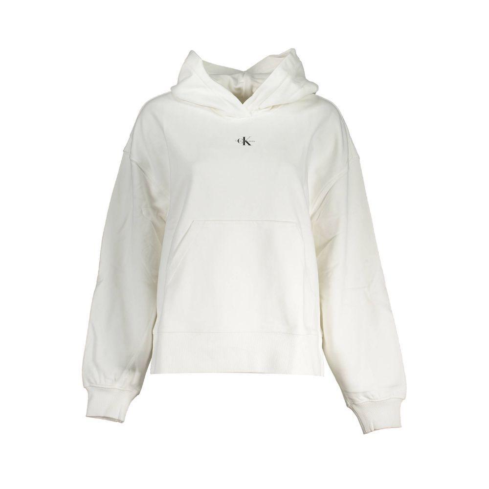 Calvin Klein White Cotton Women Sweater CA-37969-L