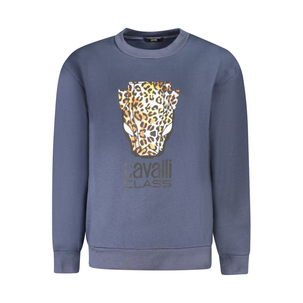 Cavalli Class Blue Cotton Women Sweater CA-38634-M