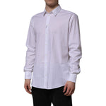 Dolce & Gabbana White MARTINI Long Sleeve Dress Formal Shirt TSH906867-42