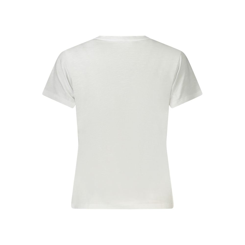 Guess Jeans White Cotton Women T-Shirt GU-33287-XS