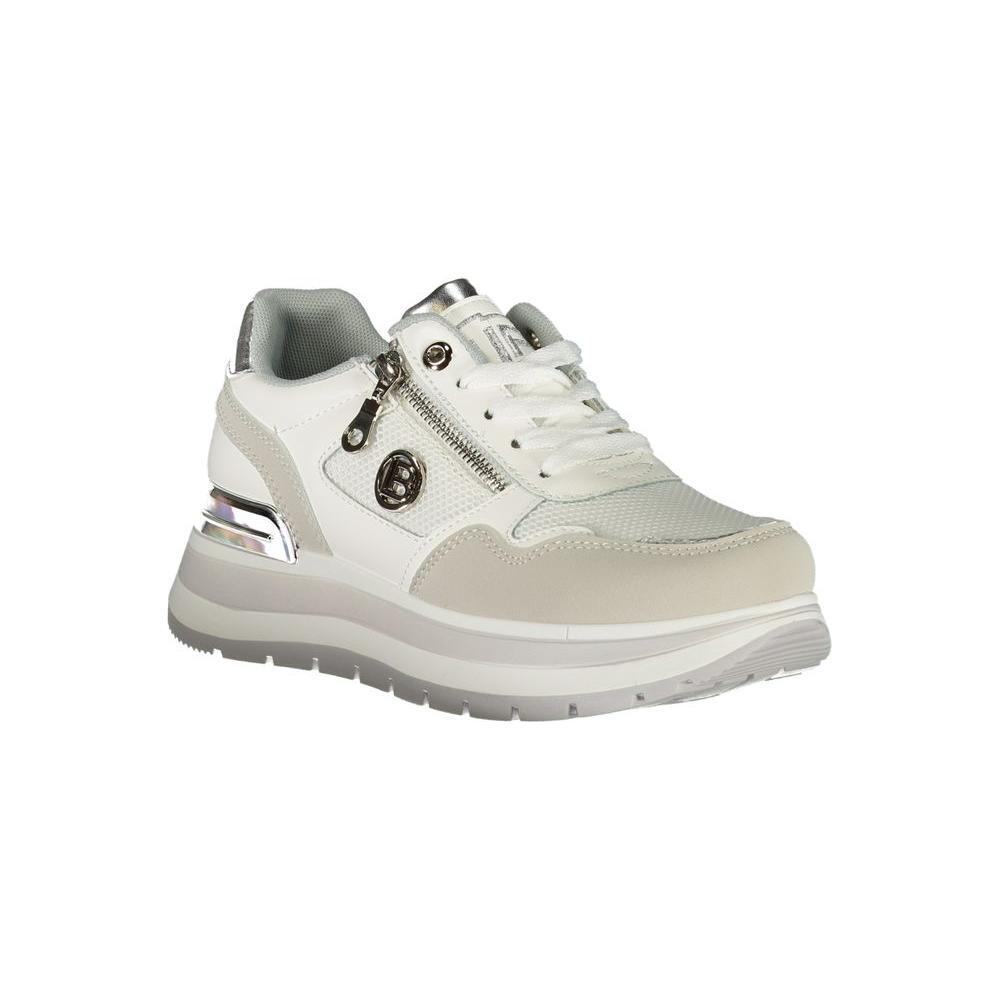 Laura Biagiotti White Polyester Women Sneaker LA-36493-EU38/US8