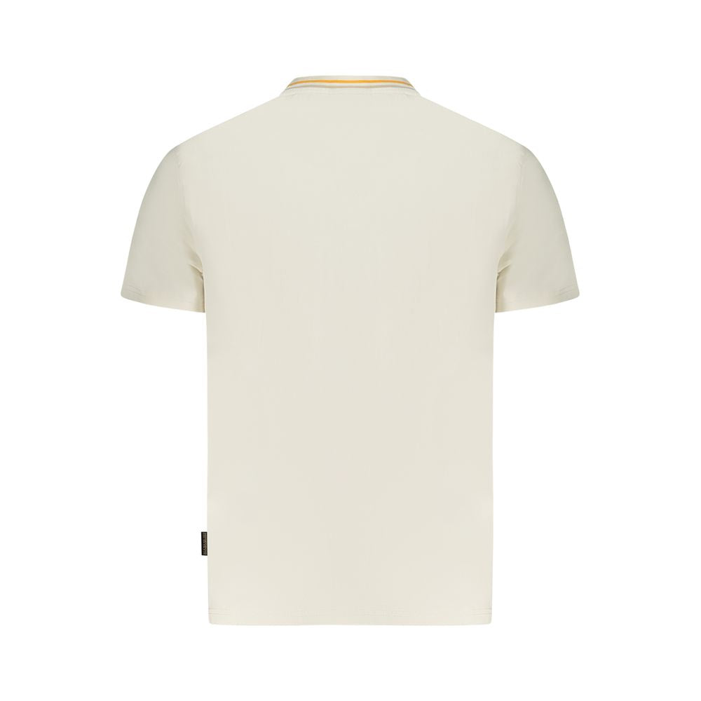 Napapijri White Cotton T-Shirt NA-35878-S