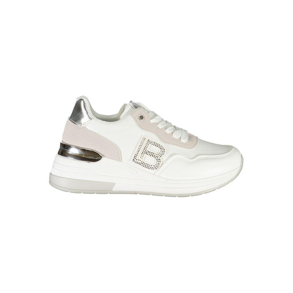 Laura Biagiotti White Polyester Women Sneaker LA-36471-EU40/US10