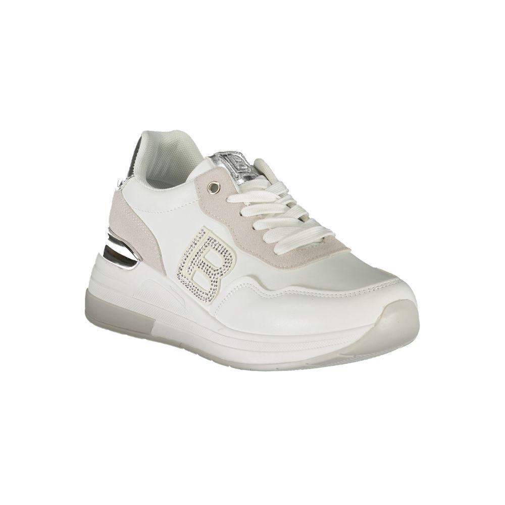 Laura Biagiotti White Polyester Women Sneaker LA-36471-EU40/US10