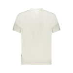 Napapijri White Cotton Men T-Shirt NA-35885-S