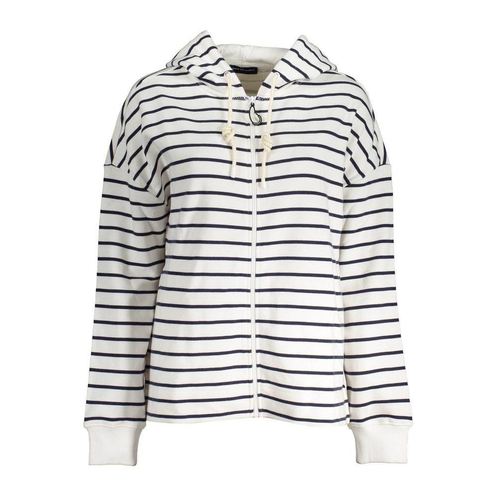 North Sails White Cotton Women Sweater NO-20235-XS