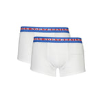 North Sails White Cotton Men Boxer NO-37192-S