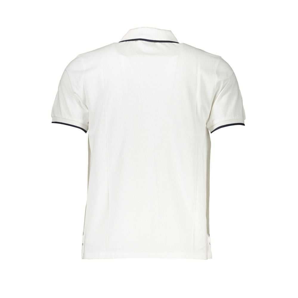 North Sails White Cotton Polo Shirt NO-27305-S