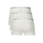 Calvin Klein White Cotton Men Boxer CA-36062-S