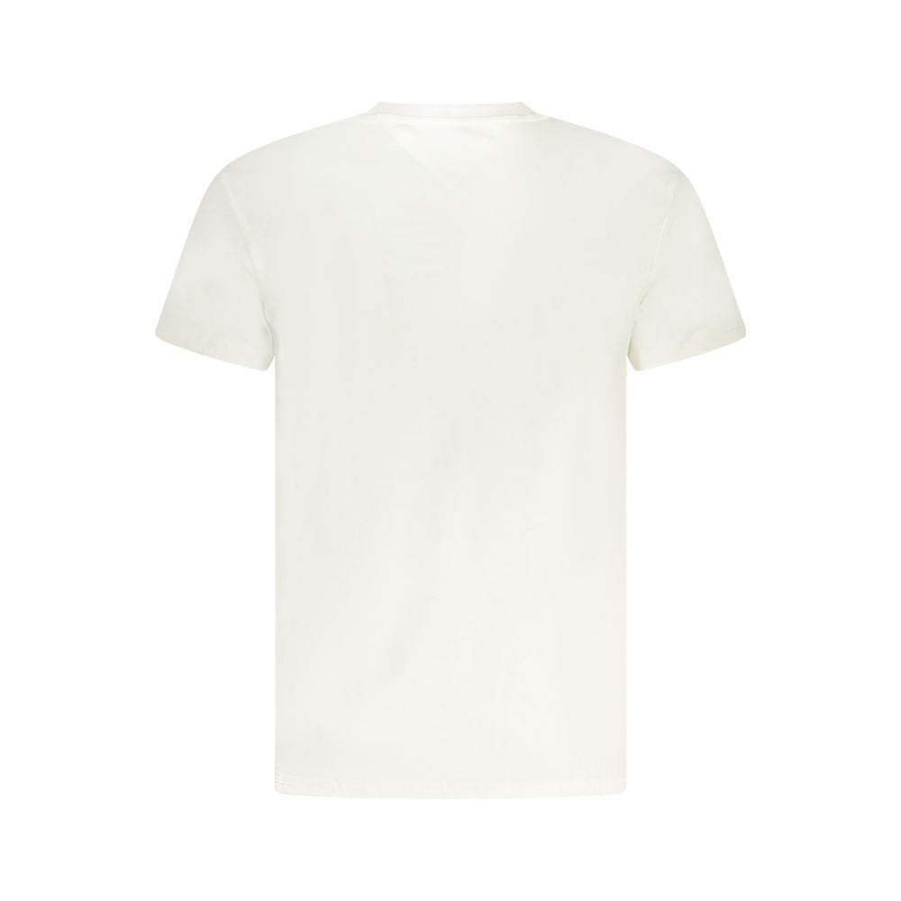 Tommy Hilfiger White Cotton Men T-Shirt TO-38462-S
