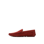 Bally Bordeaux Leather Moccassin BA-239666720011036-EU42/US9