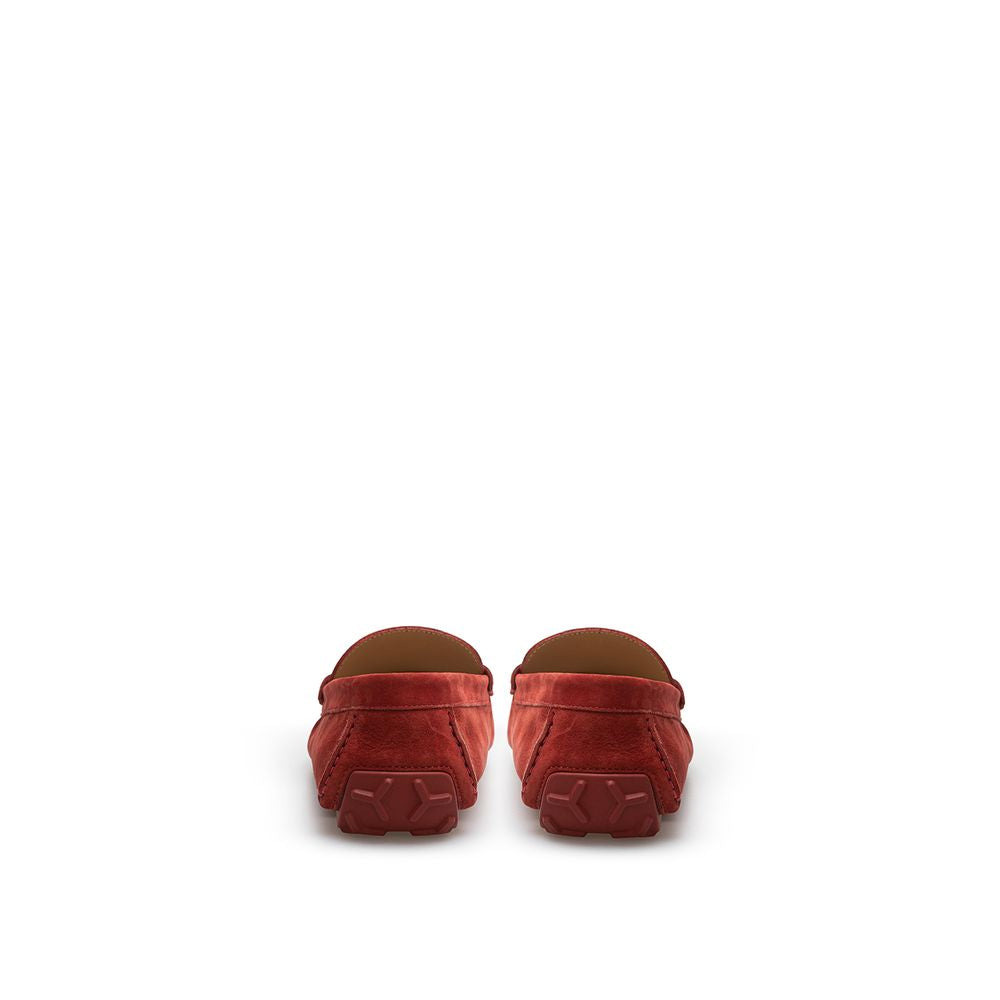 Bally Bordeaux Leather Moccassin BA-239666720011036-EU42/US9