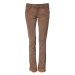 Acht Brown Cotton Slim Fit Denim Low Waist Jeans PAN71189-26