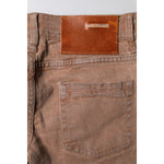 Acht Brown Cotton Slim Fit Denim Low Waist Jeans PAN71189-26