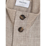 Gran Sasso Beige Linen Jackets & Coat GR-9500672-IT50 | L