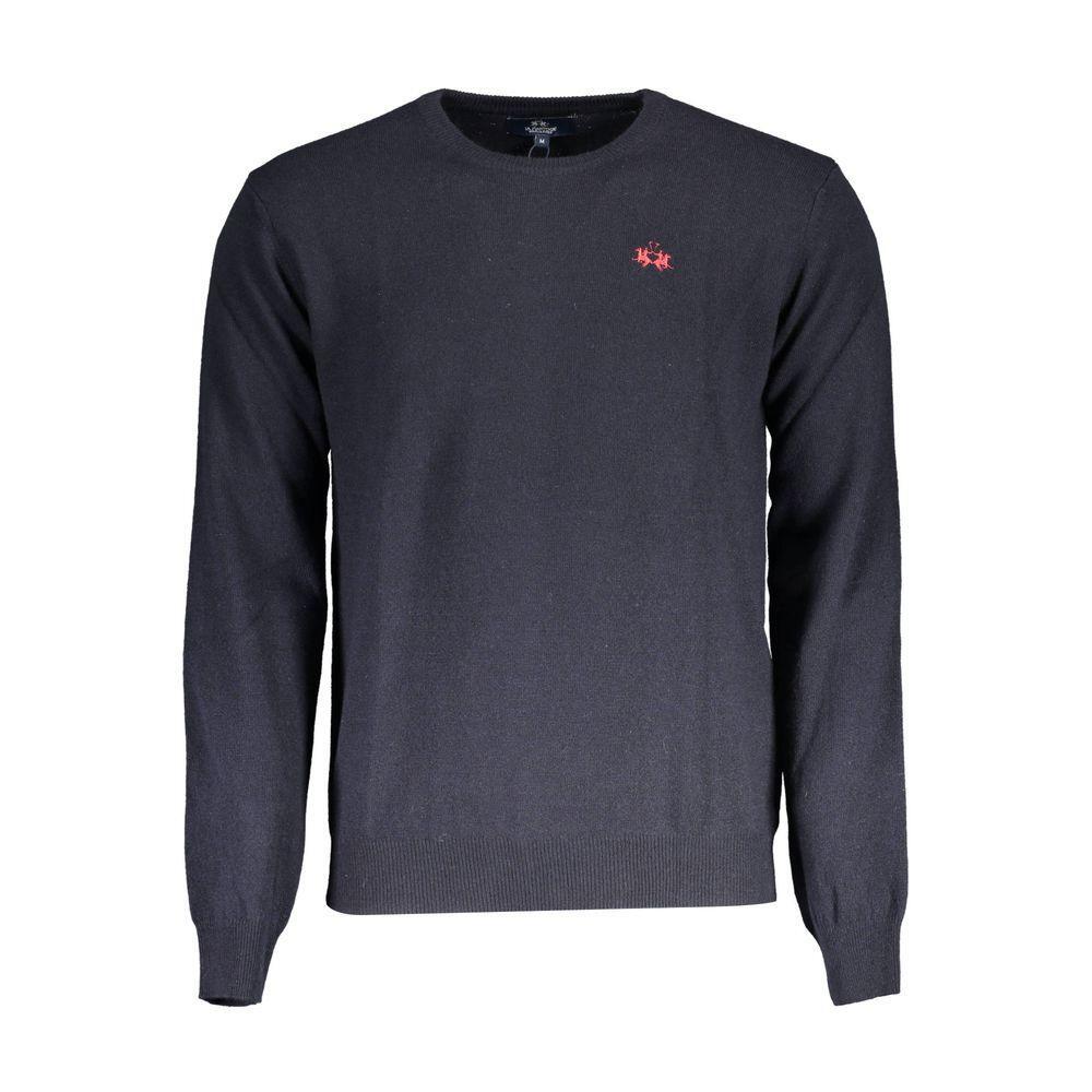 La Martina Blue Wool Sweater