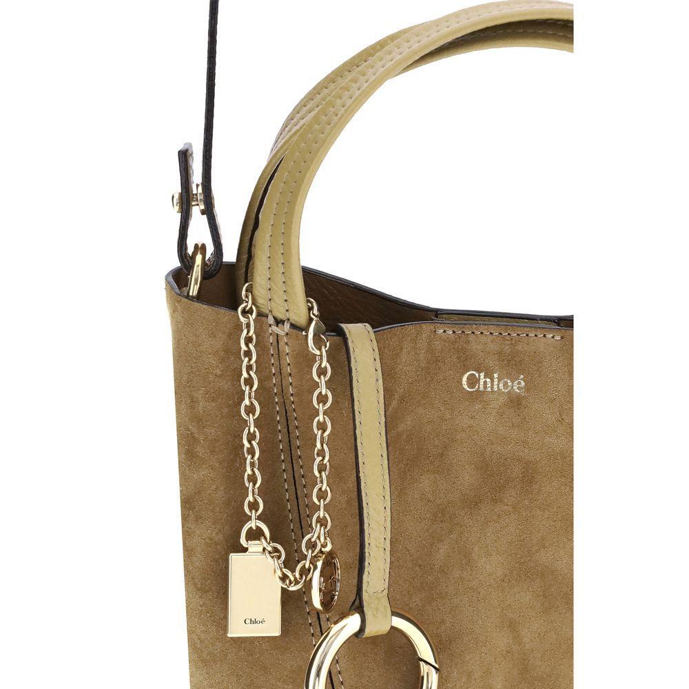 Chloé Suede Spin Handbag CHCH25AS812P9921BBB