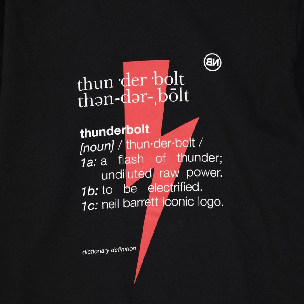 Neil Barrett Black Cotton Sweatshirt