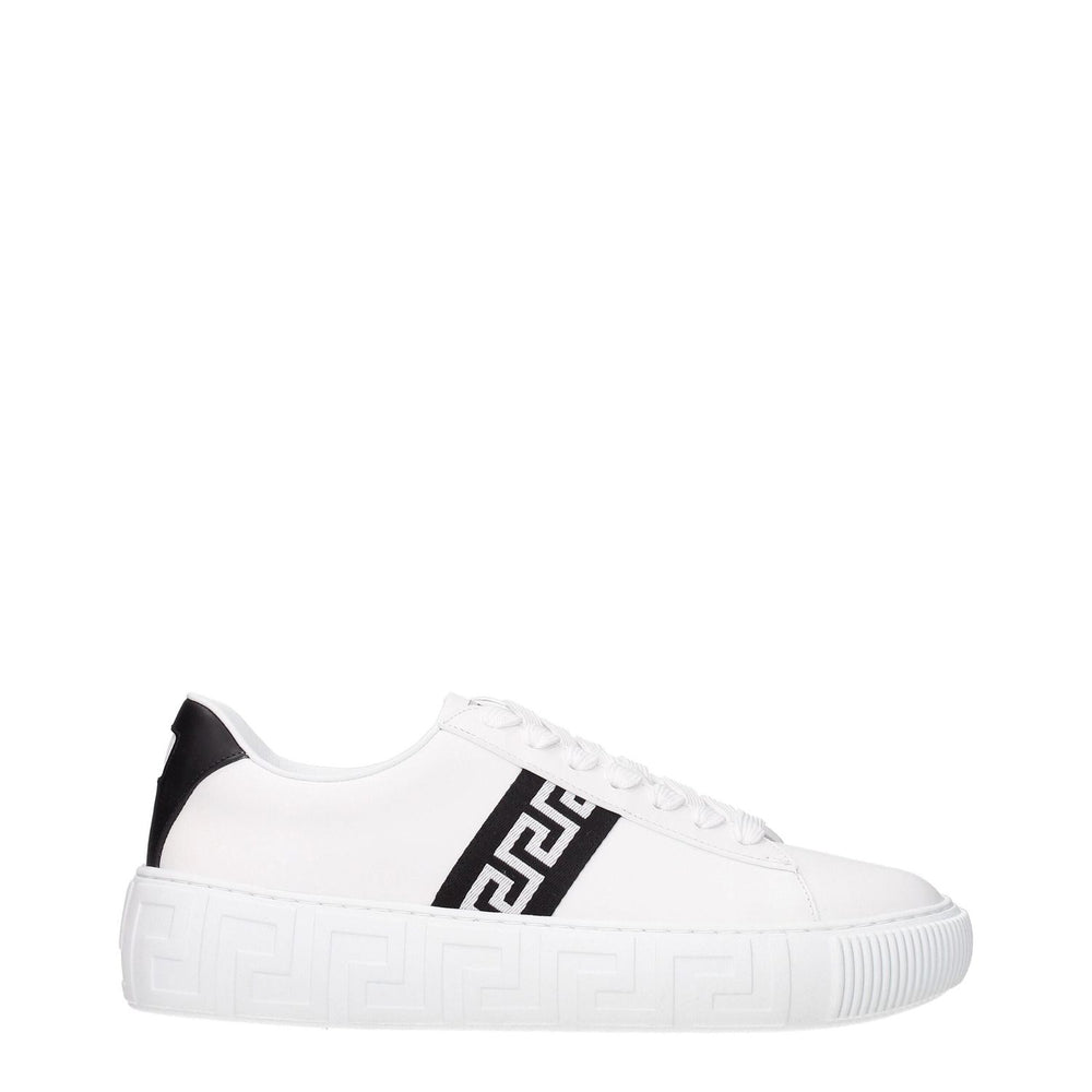 Versace White Leather Sneakers VE-8547194568969-EU39/US6