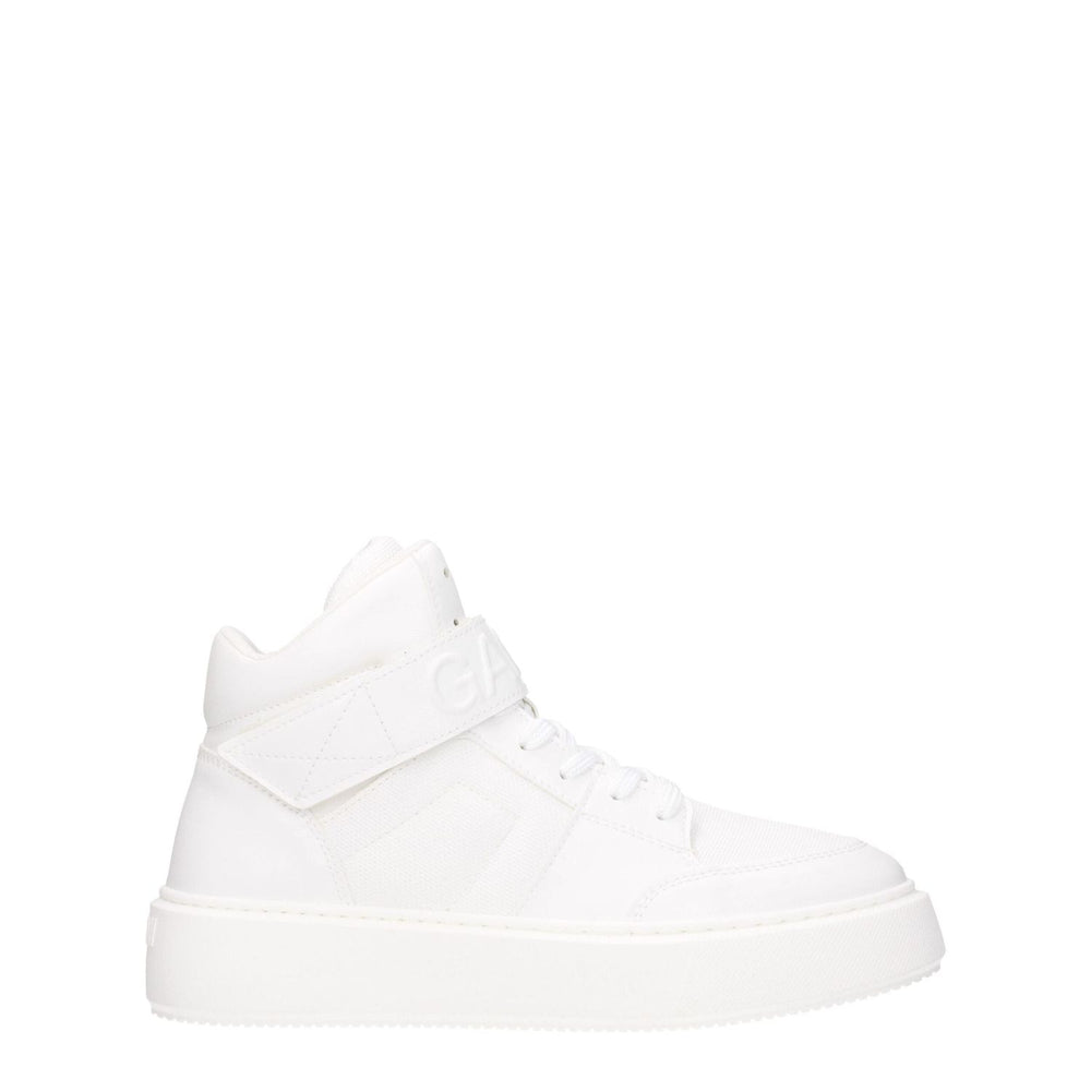 Ganni White Leather High Tops GA-8547287925001-EU37/US7