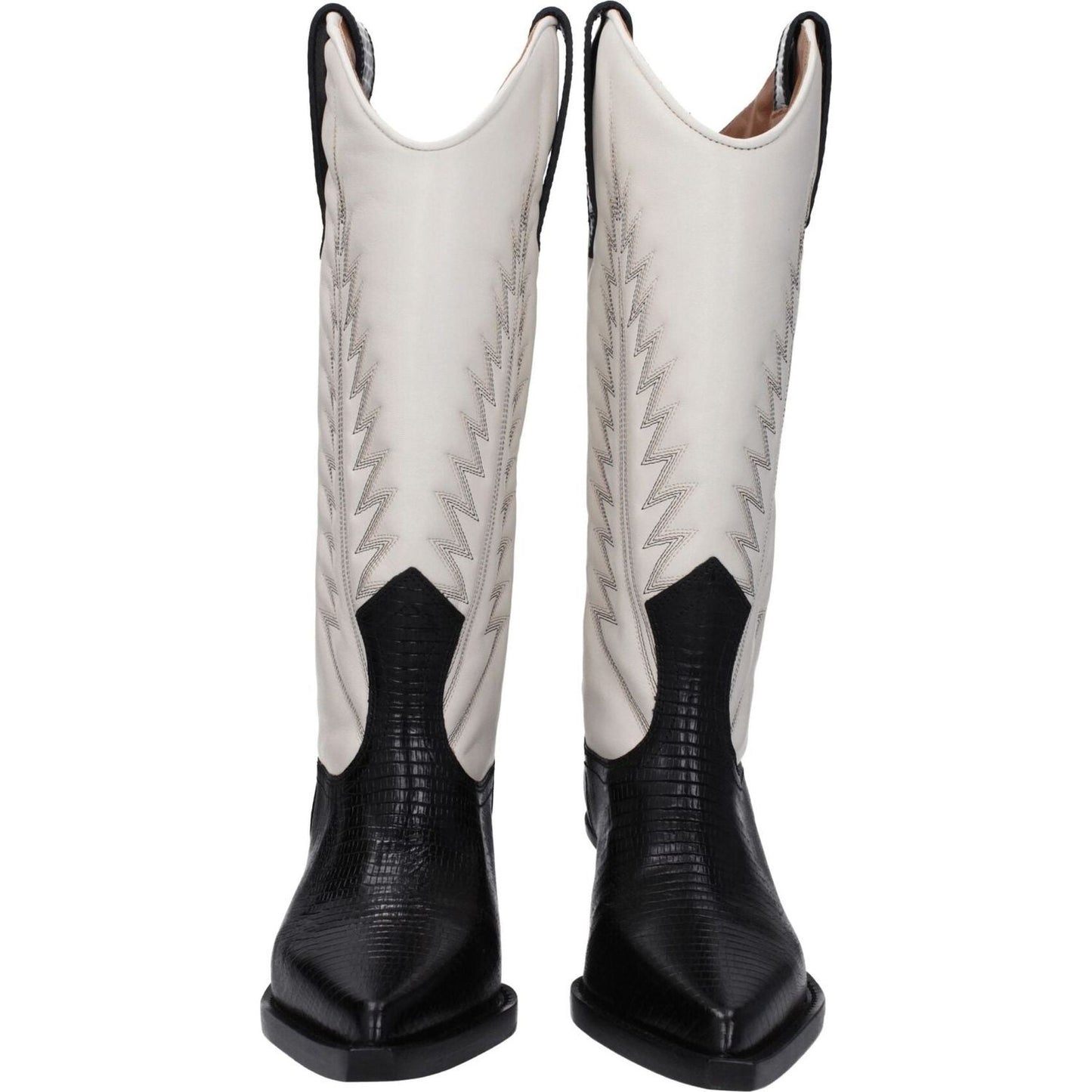 Paris Texas Beige Leather Boots PA-8547437150473-EU35/US5